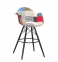 Кресло Леон ткань Пэчворк, на ножках (дерево, металл), на колесах, на блине, полубарные, барные (ом) 3