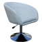 Кресло Дамкар, поворотное, на блине, основа хром, кожзам Неаполь 2