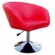 Кресло Дамкар, поворотное, на блине, основа хром, кожзам Неаполь 3