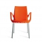 стул с подлокотниками BOULEVARD Polypropylene + Aluminium 4