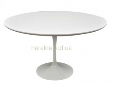 Стол обеденный круглый Агис, диаметр 80 см, цвет белый