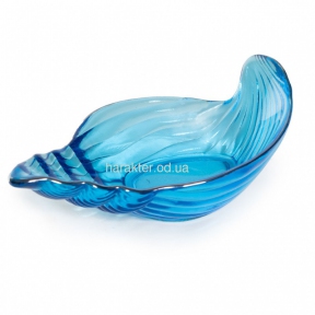 Пиала Ракушка, синее стрекло 15 см (КС111064) или 20 см (КС111063)