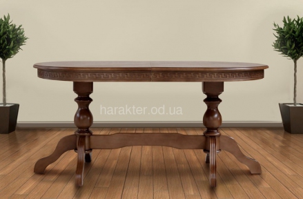 Стол обеденный раскладной деревянный Оскар Люкс, цвет орех мм