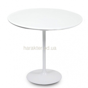 Стол обеденный круглый Оливия, диаметр 80 см, цвет белый