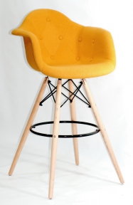 Кресло, стул барный Leon (Леон) Soft Вискоза (красный, коричневый, антрацит) ом