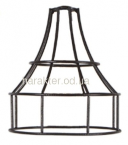 Абажур , каркас для ламп в стиле Лофт АБ020, метал, чорний, білий 