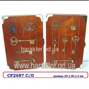 Ключница настенная, деревянная Домашние ключи CF2687X
