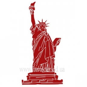 Декоративная Наклейка на Стену Statue of Liberty, виниловый стикер статуя Свободы