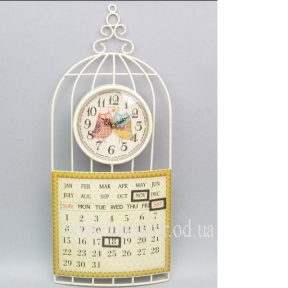 Часы настенные-клетка, вечный календарь