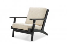 Кресло для отдыха Gloss деревянное с мягкими подушками мл
