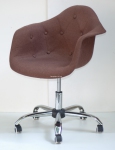 Кресло, Стул офисный  Leon Soft Office Вискоза (Таэур, Прайз) цвет красный, коричневый