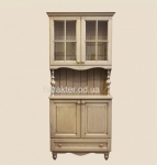 Стеллаж, этажерка, кухонный шкаф, полка угловая в стиле Прованс РБК ПР-06 из ольхи или ясеня покраска в любой цвет