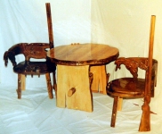 Набор Стол и стулья (кресла) мебель ручной работы в стиле Эклектика
