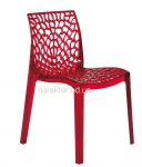 Дизайнерский стул прозрачный Gruvyer (Грувер) из поликарбоната