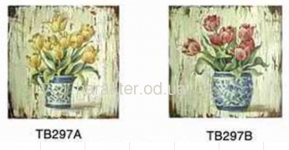 Картинка Тюльпани, картина в стиле Прованс TB297(A B) фд