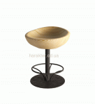 Дизайнерский барный стул из массива Ring, Band, Сork