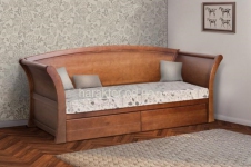 Кровать Адриатика,  диван односпальный, с ящиками для белья (прайм) мм