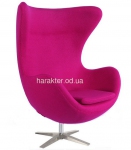 Кресло Эгг ткань (серый, зеленый, синий, розовый, красный, коричневый) мдс
