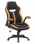 Крісло офісне Prime black_yellow та black_red, кресло компьютерное тсп