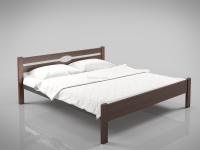 Дерев'яне ліжко з металевою основою Секвойя 160*200 (те)