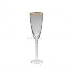 Винный бокал, бокал Шампанское золото, серебро набор 4 шт (КС109796-4, 109797-4)