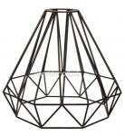 Абажур , каркас для ламп в стиле Лофт АБ027, метал, чорний, білий VIS