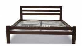 Двоспальне ліжко з сосни К-6 160*200 