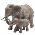 Декор фигурка  Слоны семья 36см (КС108554) , 19 см (КС102822)