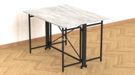 Стіл-книжка, стіл трансформер Спайдер, метал, ДСП 750*1150*880