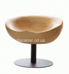 Дизайнерский стул, Стул Maple на крутящейся ноге из цельного дерева РТ