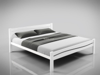 Дерев'яне ліжко з металевою основою Сакура 160*200 (те)