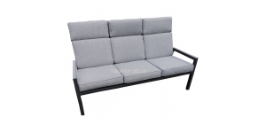 Тримісний диван Casper (21182), вуличний, алюміній, текстиль (ввк)