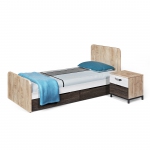 Кровать односпальная, Ліжко просте 900*2000 G-11-1 950*2050*900h