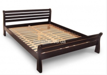 Деревянная кровать из ольхи Ретро, ліжко Ретро (Элегант-мм)