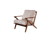 Кресло для отдыха Comfort+ деревянное с мягкими подушками мл