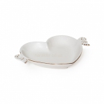 Тарілка Серце (Крила) білий кераміка (КС112536) 21.9 см та (КС111463) 28.1 см