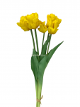 Букет Тюльпан кудрявий 3+2 голів, латекс люкс (колір на вибір) 45 см (фд-35141)