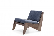 Кресло для отдыха Z деревянное с мягкими подушками мл