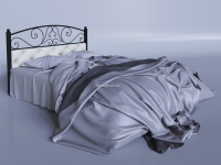 Металлическая двуспальная кровать Астра 160*200 те