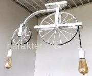 Люстра Велосипед Гран Би для детской комнаты на 2 лампы