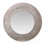 Настенное зеркало в алюминиевой раме Плиссе 88см (кс111778)