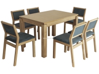 Комплект обеденный стол и стулья Марко (дуб) мф