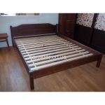 Ліжко двоспальне Л-206, кровать двуспальная деревянная из ели Л-206