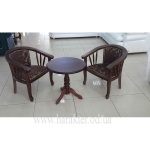 чайный набор стол и 2 кресла Берн из дерева (4 цвета покраски)