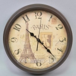 Часы настенные коричневые Т1244-2