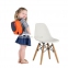Детский стул Тауэр Вaby, пластиковый, ножки дерево бук мдс