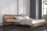 Кровать двуспальная из натурального дерева Форест, под размер матраса 200х180 (рт)