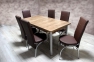 Столовый комплект стол прямоугольный 130(170)*80 см и 6 стульев (Турция) тщ