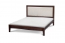 Ліжко двоспальне Аксіома, м'яке узголів'я, сосна, висота ліжка 1100 мм