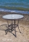 Алюминиевый стол, столешница стекло ALT - 8040 для кафе ом